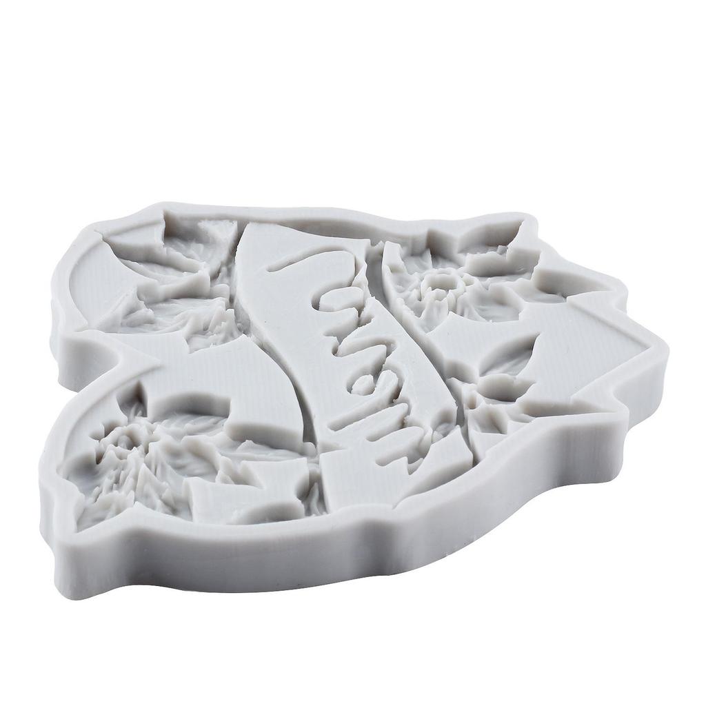 Силиконовая форма Сердце Цветок Роза Цветок Сердце Формы для мастики Инструменты для украшения торта Топпер для кекса Конфета Смола Глина Шоколад Форма для гампасты