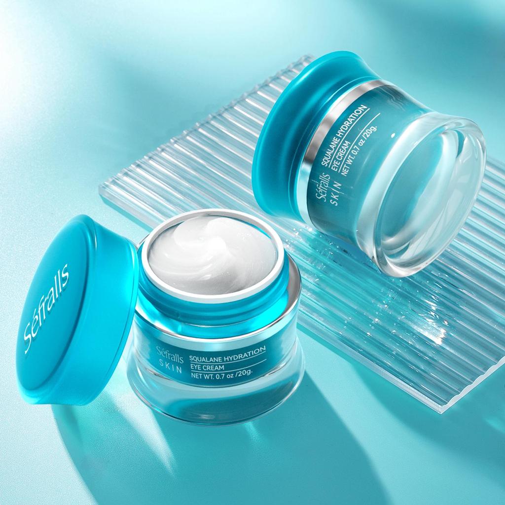 Крем для кожи вокруг глаз Séfralls Plant Squalane Hydration Eye Cream 20 г Увлажняющий и увлажняющий крем для кожи вокруг глаз с растительным скваланом