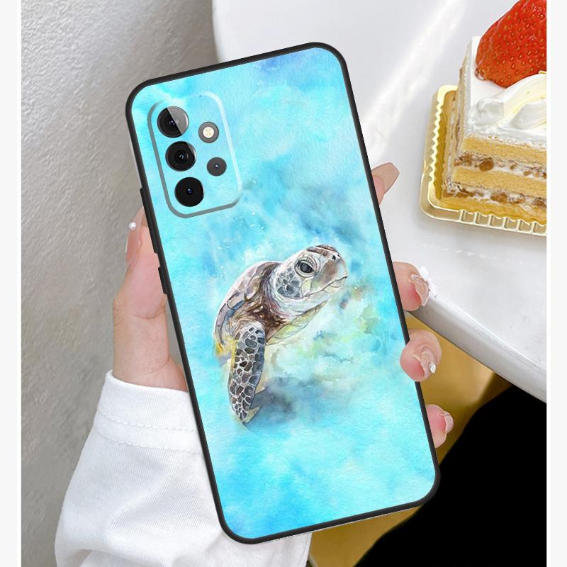 Чехол Ocean Sea Turtle Для Samsung Galaxy A52 A32 A12 A14 A34 A54 A51 A71 A53 A33 A13 A15 A25 A35 A55