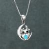 Moon Stars Owl Necklace European and American Fashion Personality Versatile Accessories