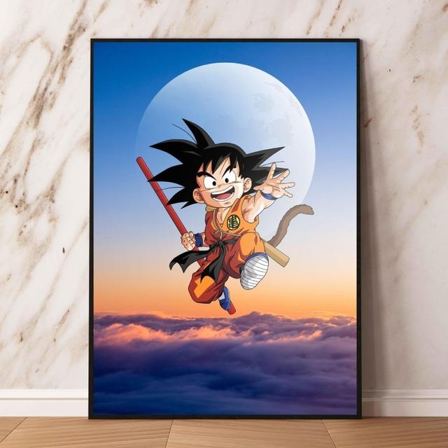 Холст, настенное искусство, Dragon Ball Wukong, украшение для детской спальни, подарок на день рождения, изображение