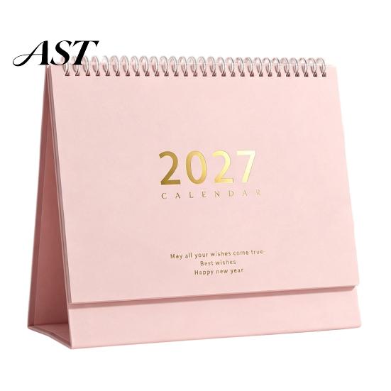 Large Daily Schedule Organizer Desk Calendar 2026-2027, Oct 2026-Dec 2027 14-Month Calendar, 2026 to Desktop for Planning, Organizing in Family,