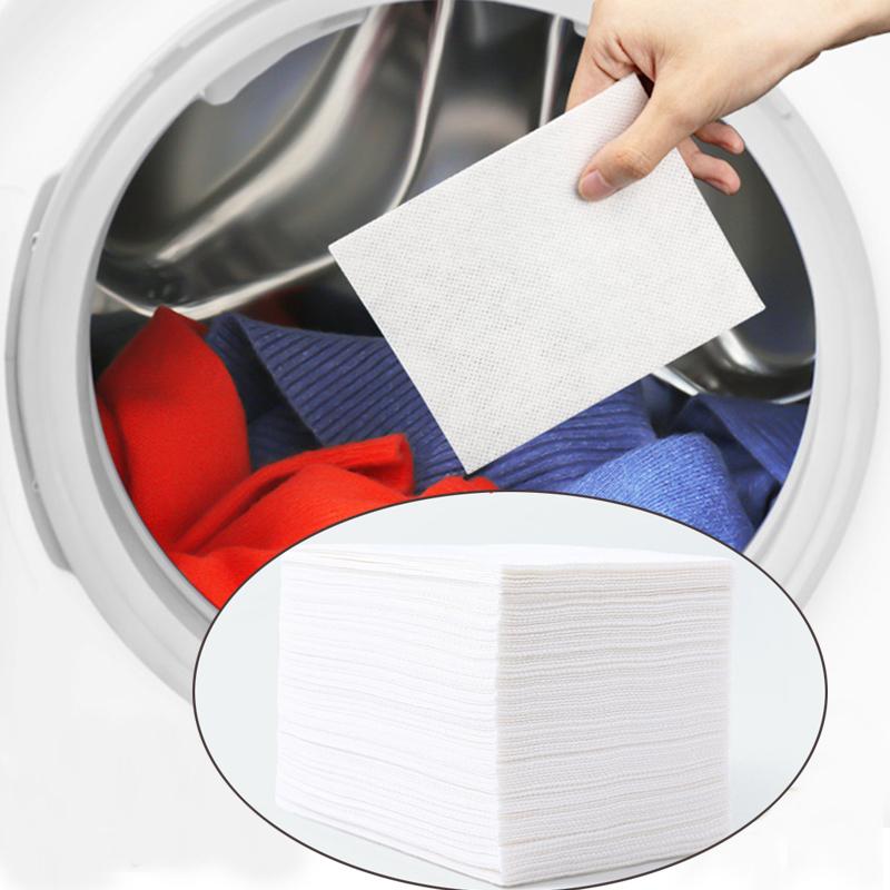 20/50/100pc Colour Catcher Sheet Proof Color Absorption Paper Anti Cloth Dyed Leaves Laundry Color Run Remove Sheet In Washing Machine