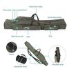 Outdoor Fishing Bag Portable Foldable Rod Reel Bag Pole Gear Tackle Tool Carry Case Carrier Travel Storage Camouflage Bags Organizer
