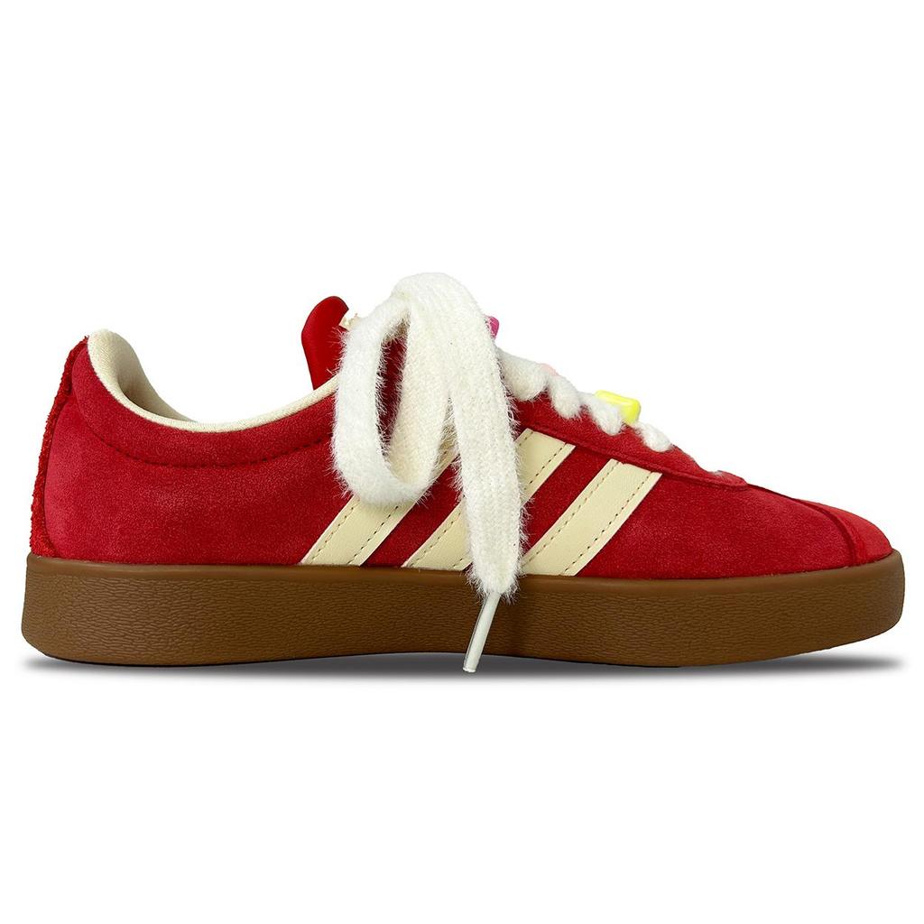 adidas Vl Court Classic Износостойкие, Легкие И Дышащие Низкие Скейтбордические Кроссовки Унисекс Красные KK3774(Команда1071-)