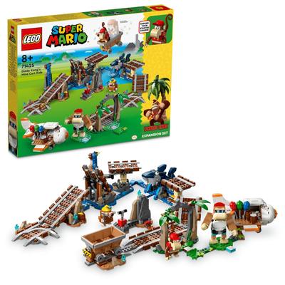 LEGO Super Mario Diddy Kong Trolley Ride Gift 71425 Игрушечный блок Подарок на день рождения Приключение Мальчики Девочки 8 лет ~