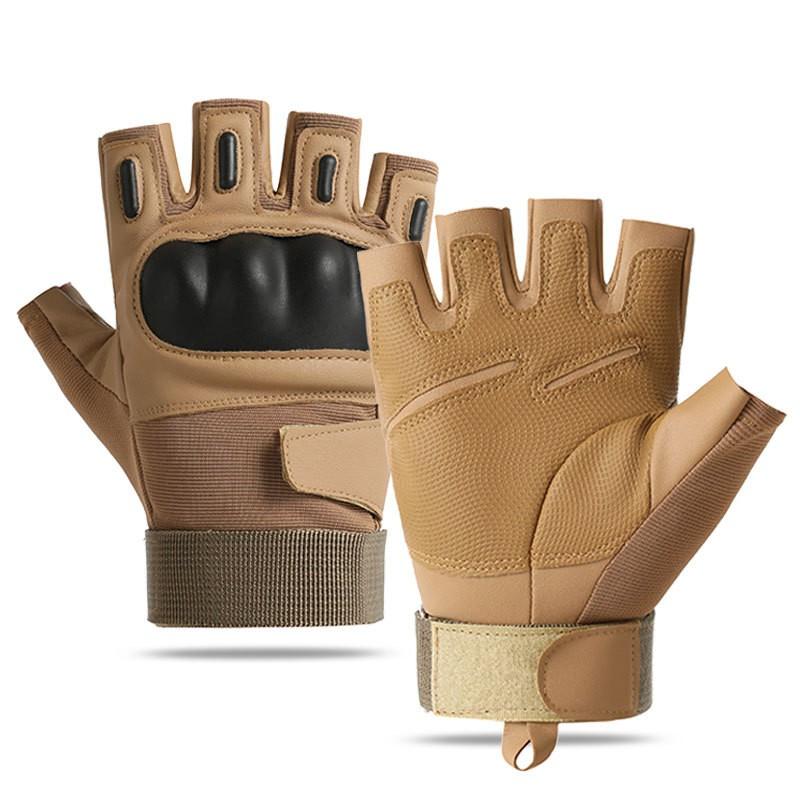 Tactical Half-Finger Gloves Men Military Style Training Workout Cycling Motorbike Use Touchscreen Compatible
