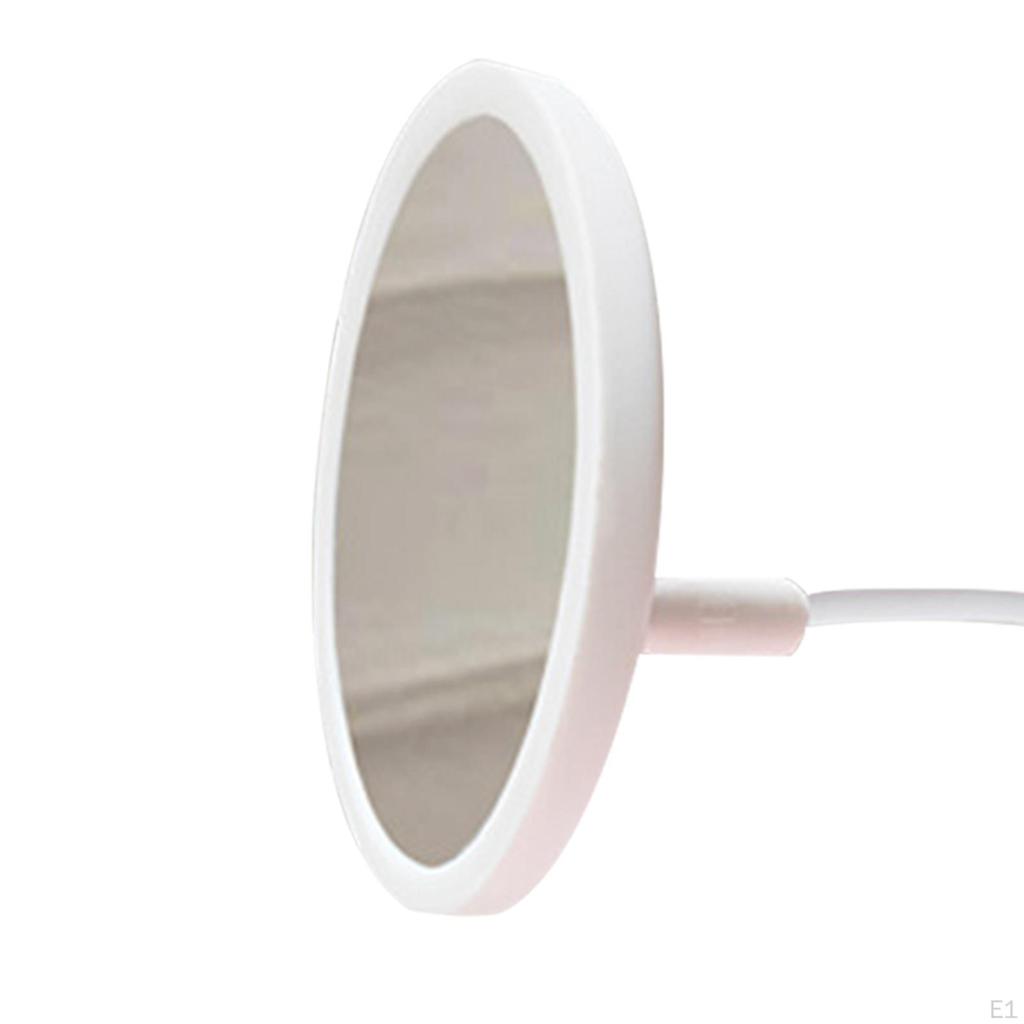 LED Desktop Makeup Mirror Storage for Cosmetics Rotatable Vanity