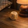 Reading Motivation Gadget Wooden Decision Dice, 6-Sided Wood Engraved Quotes Prompt, Natural Tool Charm, Fun Companion Book Lover Habit