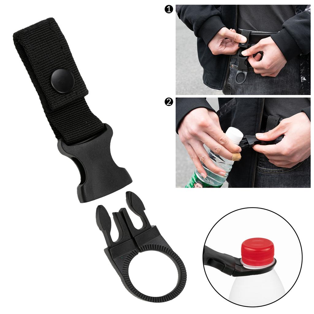 Тактическое снаряжение Военная нейлоновая стропа для наружных инструментов Пряжка Крючок Держатель для бутылки с водой Зажим для ремня Буш Кемпинг Пеший туризм Карабины