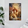 Постер Иисуса Настенное Искусство Холст Постер Винтажный Стиль Декоративная Картина для Гостиной Спальни Коридора Настенный Декор