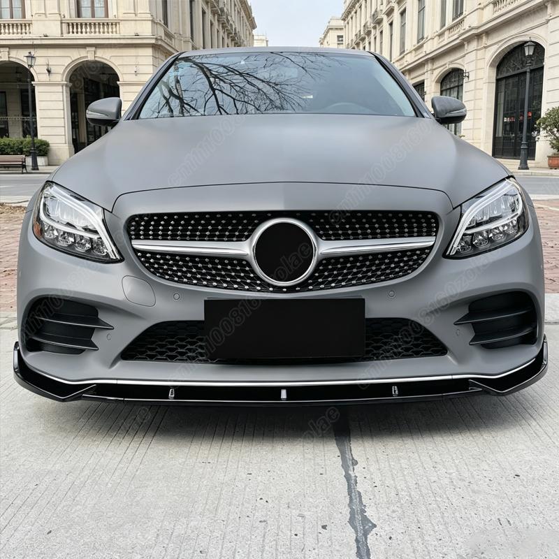 Для Mercedes Benz W205 C205 S205 C43 C180 C200 C300 2019 2020 2021 Автомобильный комплект для модификации кузова с передним бампером в стиле AMG