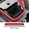 For Porsche Cayenne 2024 -2026 Silicone Car Cup Holder Center Console Organizer Anti Spill- Drink Holder Insert Auto Accessories