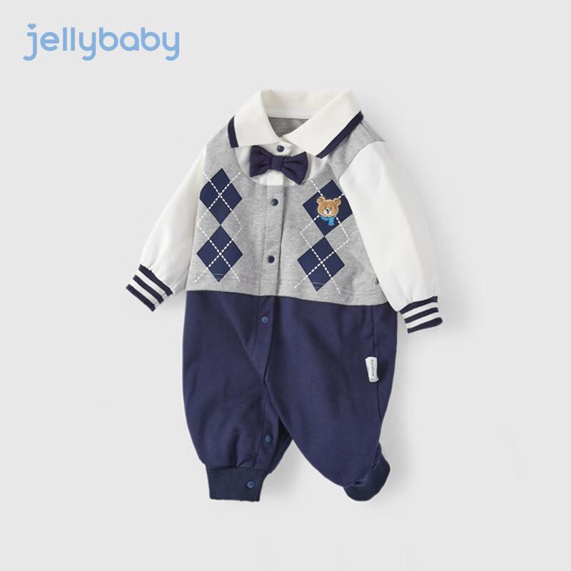 JELLYBABY Осенний комбинезон-боди с длинным рукавом для мальчика