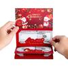 Christmas Cash Gift Envelope 6 Slots Money Gift Card Holders for Cash DIY Holiday Envelope Xmas Party Gifts for Kids Teens Women Men