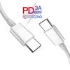 Кабель Type C на Type C для Macbook Samsung S20 S10 Google Pixel 4 3 PD 100 Вт QC3.0 Быстрая зарядка Кабель данных USB-C Type-C Провод