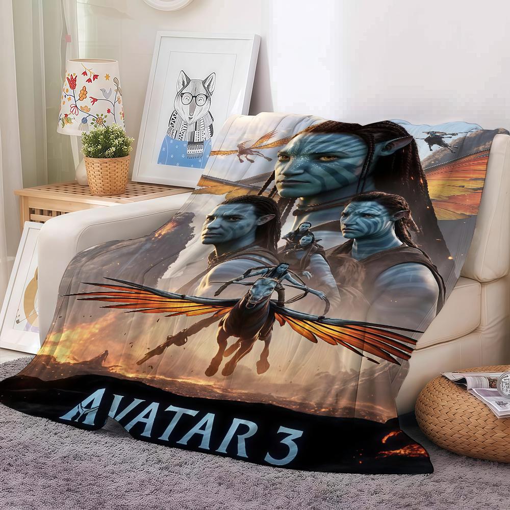 Фэнтезийный фильм A-avatarS Плед для дивана, офиса, кровати, самолета, путешествий, сна, чтения, отдыха, кемпинга. Мягкий и теплый