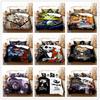 Animation Cartoon Digital Printing Bedding Christmas Eve Fright Polyester Cotton Microfiber Duvet Set Three-Piece Set