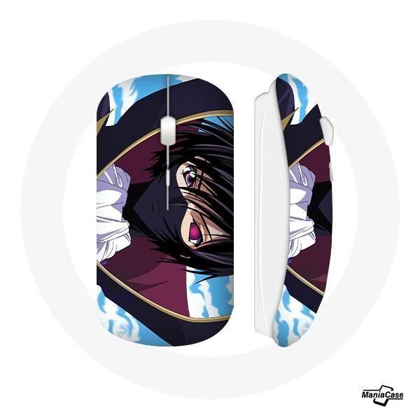 Souris Sans Fil - Code Geass - Lelouch - Bleu - Compatible Mac et PC - Clé USB wifi incluse
