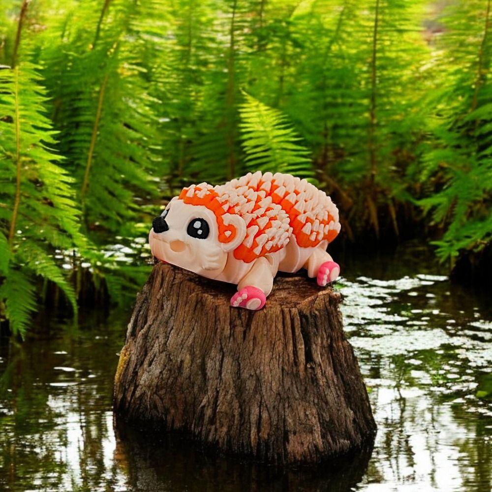 Реалистичный Мини 3D Печатный Ежик Мультяшный 3D Печатный Ежик Игрушка Подарок на День Рождения