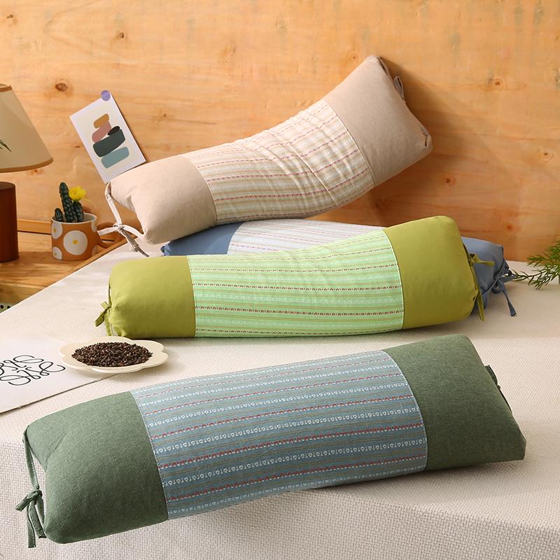 Mei Yun Ge All Cotton Three Dimensional Striped Buckwheat Candy Pillow