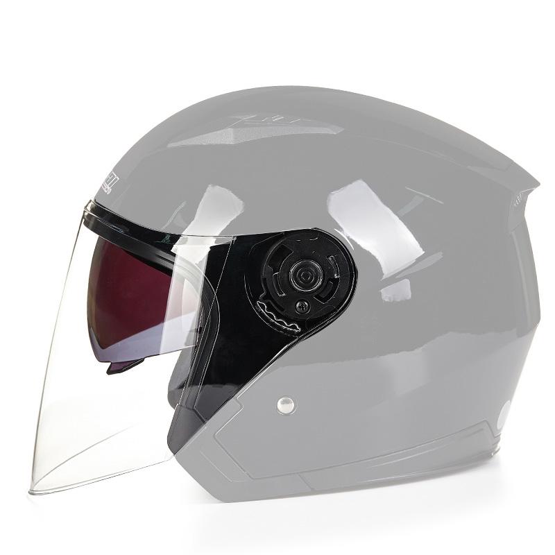 Jiekai 512 516 Motorcycle Helmet Visor Casque Moto Helmet Wind Shelter Lens Silver/transparent /colorful