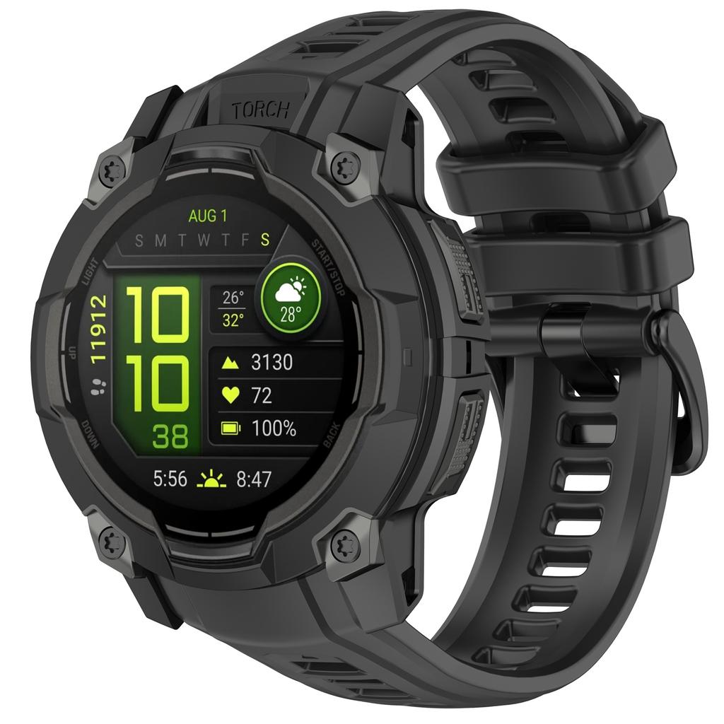Для часов Garmin Instinct 3 45 мм Ремешок 22 мм Силиконовый Сменный Ремешок