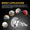 2X Car Bumper Release Quick Push Latch Bonnet Button Hood Pin Lock Clip Silver