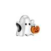 New 925 Silver Halloween Pumpkin Head Charm Pumpkin Car Bead Pendant Necklace Amulet Women Jewelry