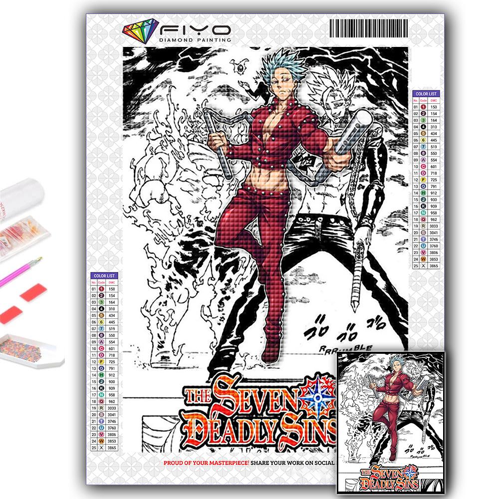 DIY 5D алмазная живопись аниме постер набор для вышивки крестом полная дрель вышивка мозаика художественная картина стразы подарок