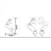 1pc Bike Rear Derailleur Tail Hook Rear Derailleur Converter Adapter With Screws