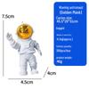 Golden Blue Astronaut Moon Ornament: Creative Space-Themed Decoration and Graduation Gift