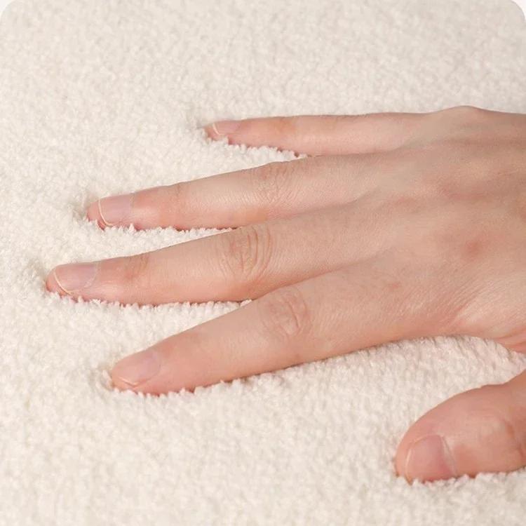 Пушистый Мягкий Декор для Спальни Прикроватный Коврик Ковры в Скандинавском Стиле для Гостиной Неправильной Формы Плюшевый Коврик для Пола Моющийся Ковер для Гостиной