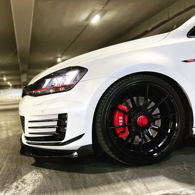 Накладка бокового воздухозаборника переднего бампера для VW Golf 7 MK7 GTI GTD 2012-2017 Рамка воздухозаборника противотуманной фары Решетка Сплиттер Губа Спойлер Канард