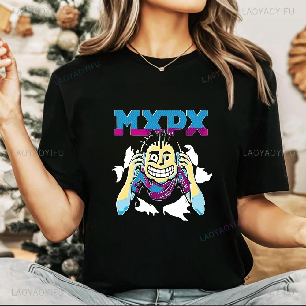 Newly Launched MxPx - Punk Band Music Lovers T-shirt - Fun Crazy Round Neck - Men's and Women's
