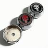 4pcs Skull Logo Badge Emblem Car Wheel Center Caps 60MM Clips 56MM Wheels Hub High Cap Rim Hubcaps Cover Replace Car Accessories