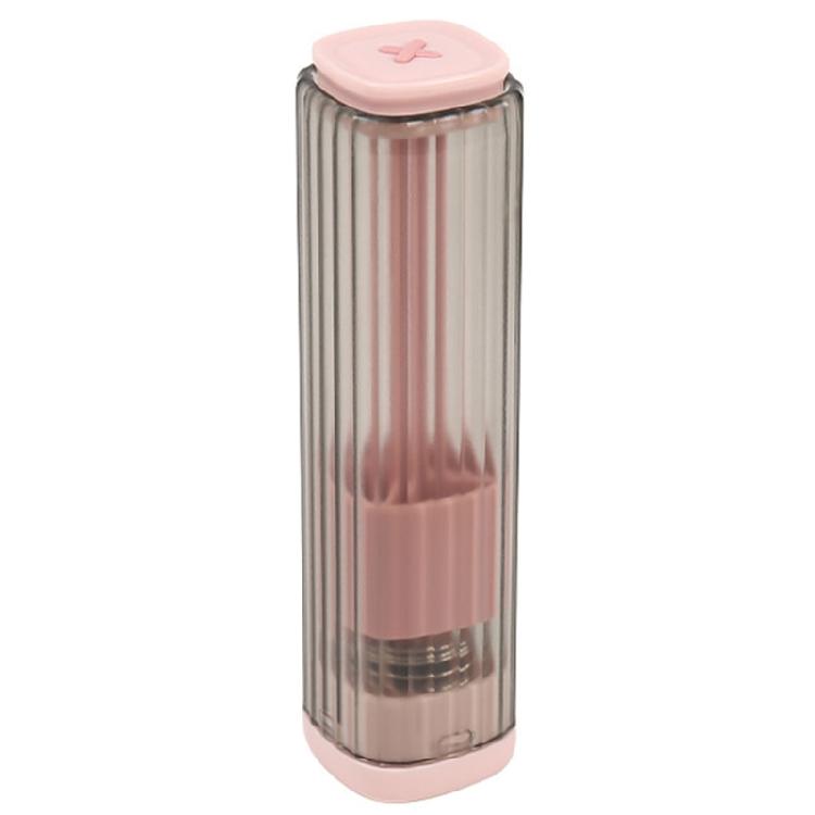 Магнитный цилиндр для хранения игл Прозрачный контейнер с кнопочным механизмом для швейных принадлежностей