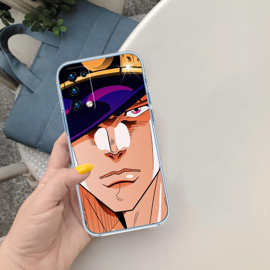 BF74 JoJos Bizarre Adventure Soft Shell Transparent Phone Case for Samsung Galaxy A04 A04S A14 A23 A34 A54 M23 M33 M52 M53