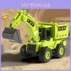 Инерционный бульдозер и экскаватор с металлическим ковшом для детских строительных игр