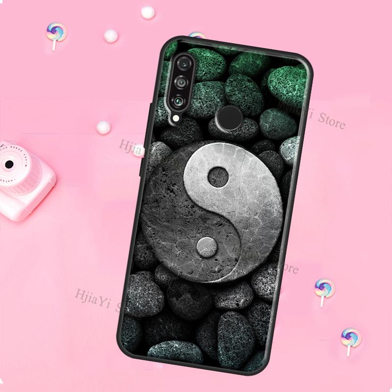 Чехол Yin Yang Черно-белый Для Huawei Honor Magic 5 Lite X8 X9 X8a X9a 50 70 P20 P30 P40 P50 P60 Pro P Smart 2019