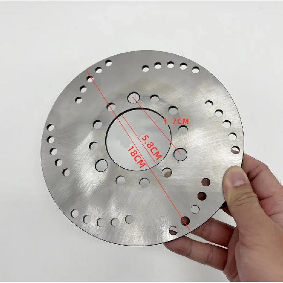 Brake Braking Pad For Electric Motorcycle Part Scooter Disc Outside Diameter 180mm Inner Hole 58mm Screw Distance 70mm Thicknes