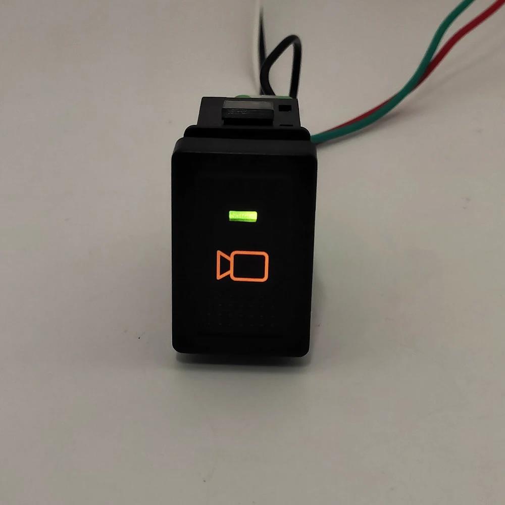 25*40mm Car LED Light Video Camera View Switch Button for Suzuki SX4 Swift Grand Vitara 2006 - 2011 2012 Accessories