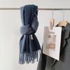 2024 Autumn And Winter New Thickened And Extended Cashmere Scarf Versatile Women'S Warm Neck Protection Scarf Double Sided Scarf Shawl