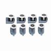 8 X Twin Bottom Top Shower Door Rollers Pulleys Wheels Runners Bathroom Single Wheel