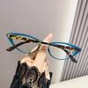 New Fashion Anti Blue Light Glasses Ultra Light Women Men Cat Eye Glasses Small Frame Leopard Color Reading Eyewear