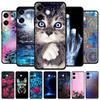 Чехол для Oppo A5 Pro 4G 5G 6.67" Мягкий ТПУ Силикон Funda Вырез Кот Цветок Рисованная Задняя Крышка для Oppo A5 Pro 5G Глобальная Оболочка Coque