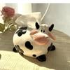 Cute Cow Tissue Box Animal Sculpture Ceramic Crafts Living Room Napkin Storage Container Nordic Home Decoration Art