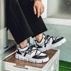 Модная мужская новая модная тенденция повседневная низкая посадка обувь на толстой подошве весна 2025 удобная универсальная нишевая конструкция нескользящие массивные кроссовки