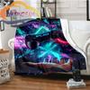 Flannel Game Handle Blanket Gamer  Print All Season Lightweight Plush Cozy Super Soft Luxury Couch Sofa Bed