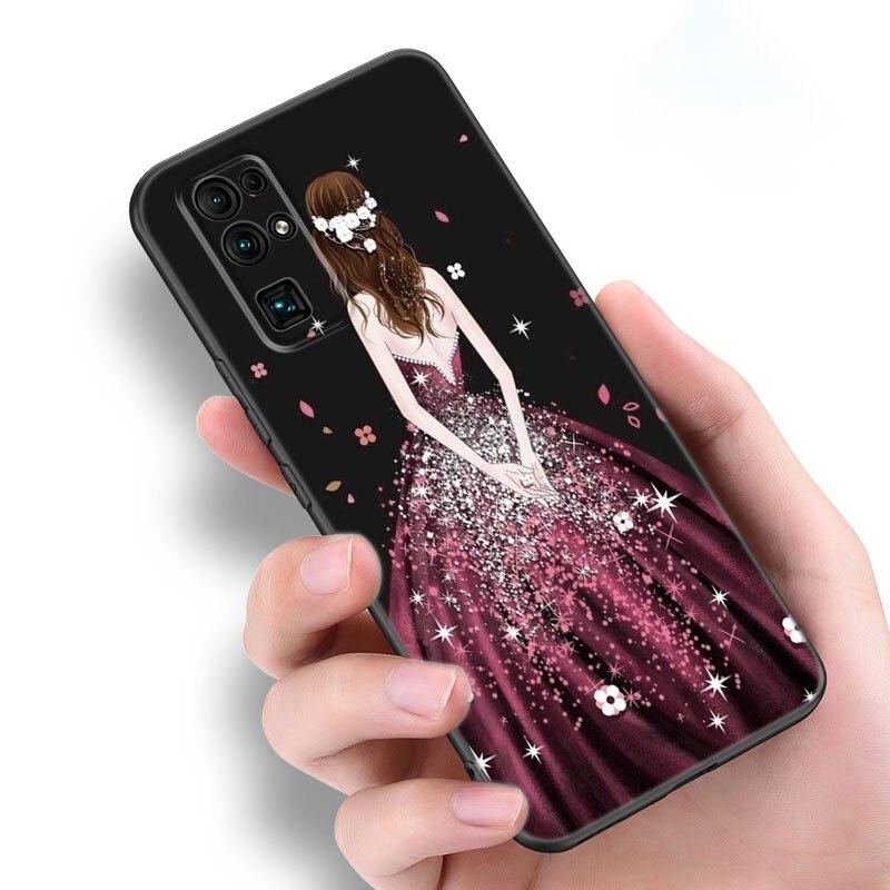 Модный стильный чехол для телефона для девочек и женщин для Huawei Honor 60 50 SE 30S Mate 30 20 10 Lite 40 Nova 9 8 Pro Y60 8i 7i 7SE 5T Premium